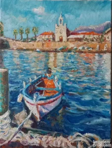 Morski pejzaž,ulje na platnu