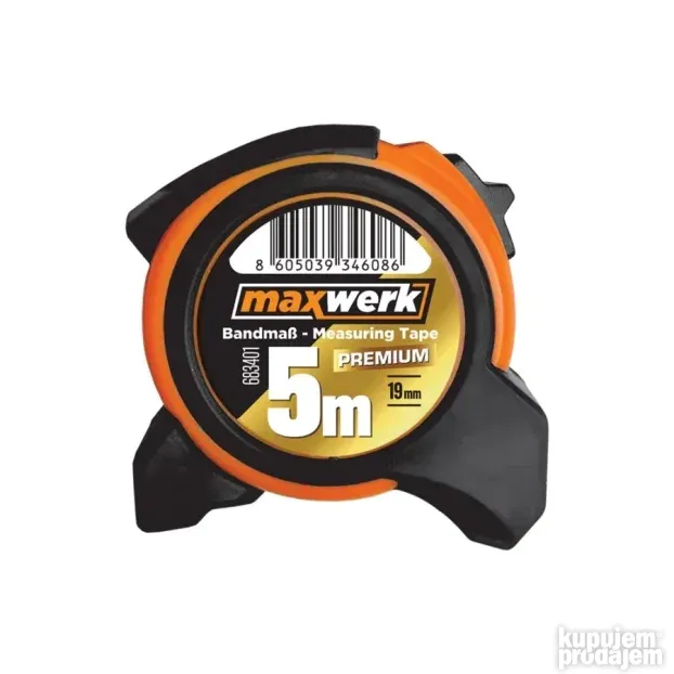 MAXWERK Metar gumirani 5m x 19mm