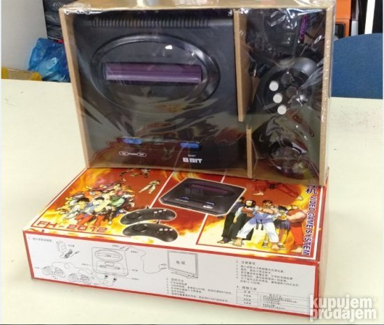 VG SUPER CENA: Nova SEGA MEGA Drive II + Ketridž 10 IGARA