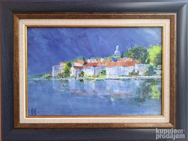 Motiviz Boke 2, Dragan Tasić, akril na lesonitu, sa 30x40 cm