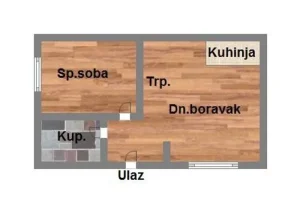 Jednoiposoban,32m2, Petrovaradin