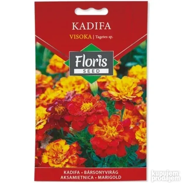 Cveće Kadifa visoka seme 0.5g - 10kom. FLORIS