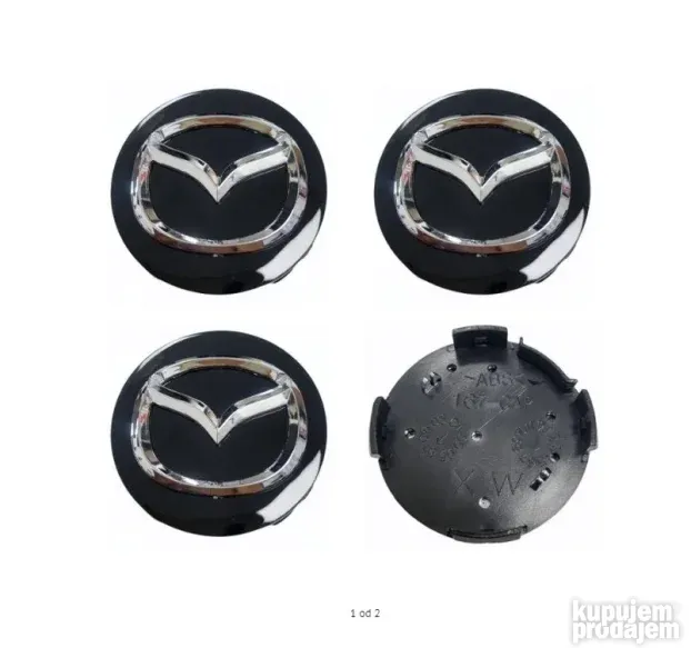 Čepovi felne MAZDA crni 4 komada 56mm