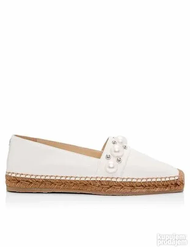 JIMMY CHOO ORIGINAL NOVE krem kozne mokasine 40