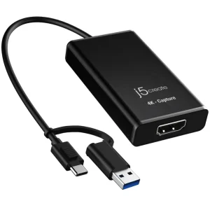 J5Create Jva11 4K Hdmi Capture Adapter