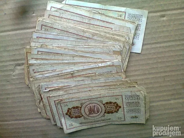 100 komada 10 din.  - Jugoslavija