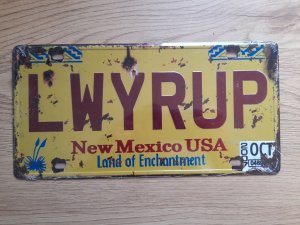 New Mexico tablica 30x15cm lim