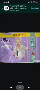Pelene violeta 6 pola paketa