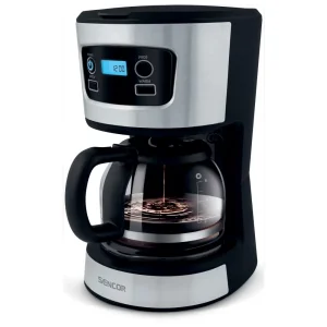 SENCOR SCE 3700BK Coffee maker 0.75 L silver / black