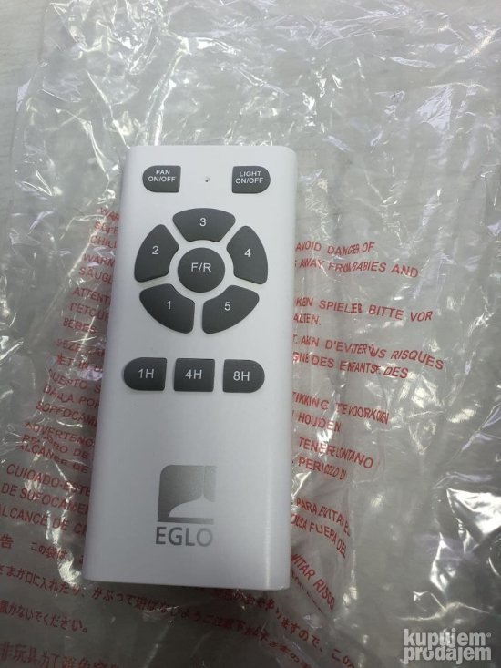 Plafonski Ventilator Sa Daljinskim 50Hz Crni - Eglo