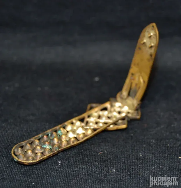 Antikvarna kopča šnala za maramu ešarpu sa cirkonima