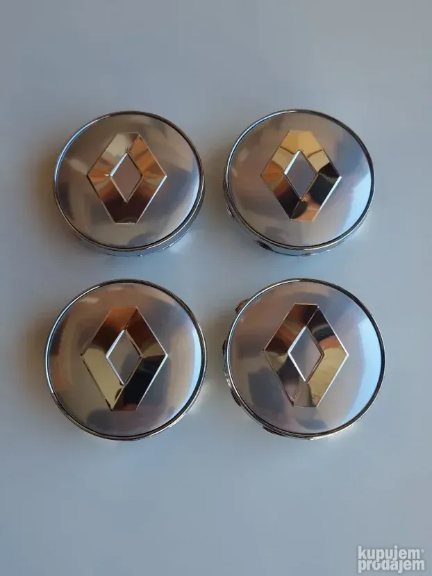 Cepovi za felne Renault reno 60mm sivi