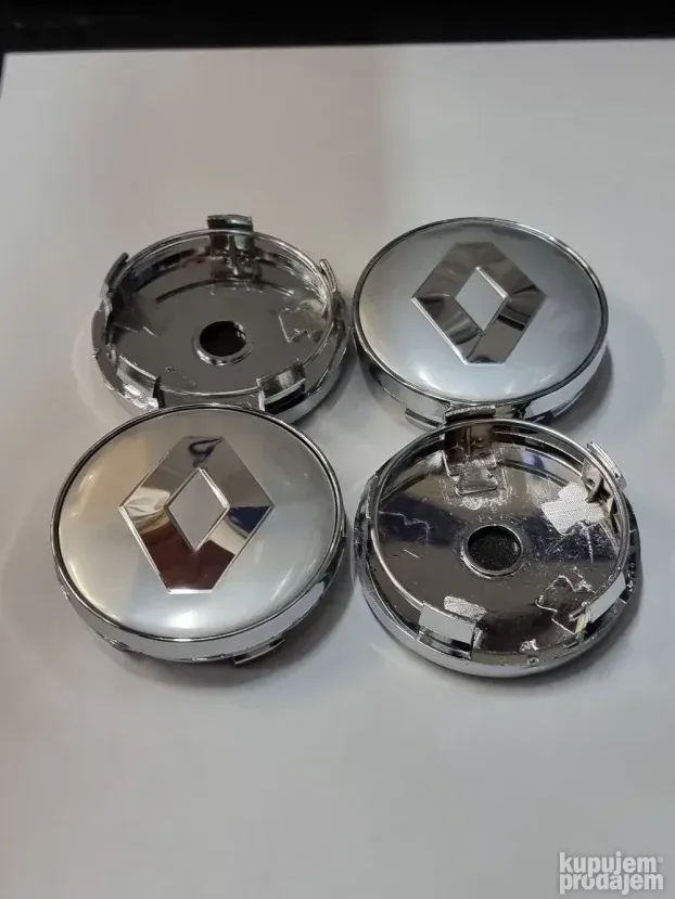 Cepovi za felne Renault reno 60mm sivi