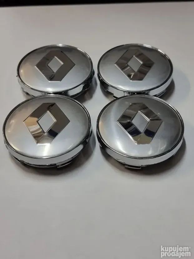 Cepovi za felne Renault reno 60mm sivi
