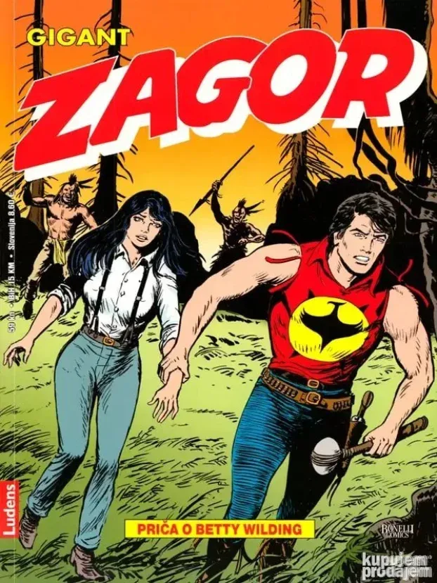 Zagor Gigant 6 Priča o Betty Wilding ,novo