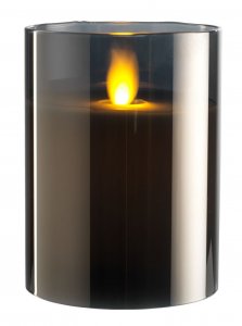 LED Sveca u Staklenoj Casi sa Tajmerom NOVA AKCIJA