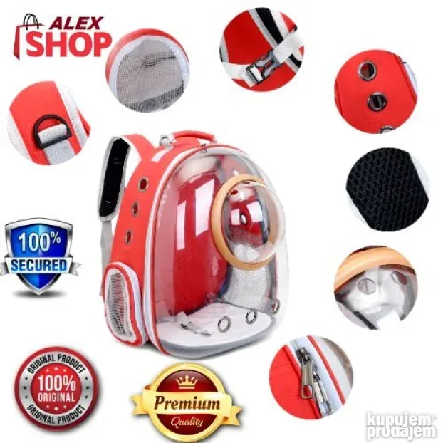 PET Transporter ranac za pse mačke štence papagaje