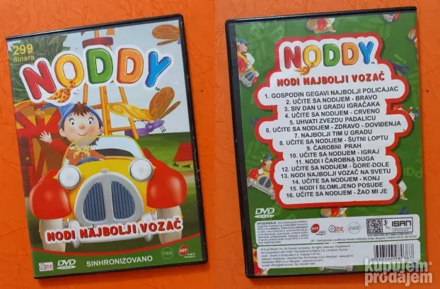 Noddy razni dvd Nodi