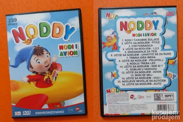 Noddy razni dvd Nodi