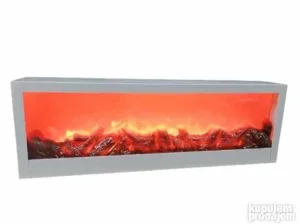 LED Kamin-Imitacija Kamina BELI Crni 45x10x20
