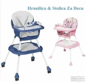 Višenamenska Baby STOLICA i HRANILICA Za Decake i Devojcice