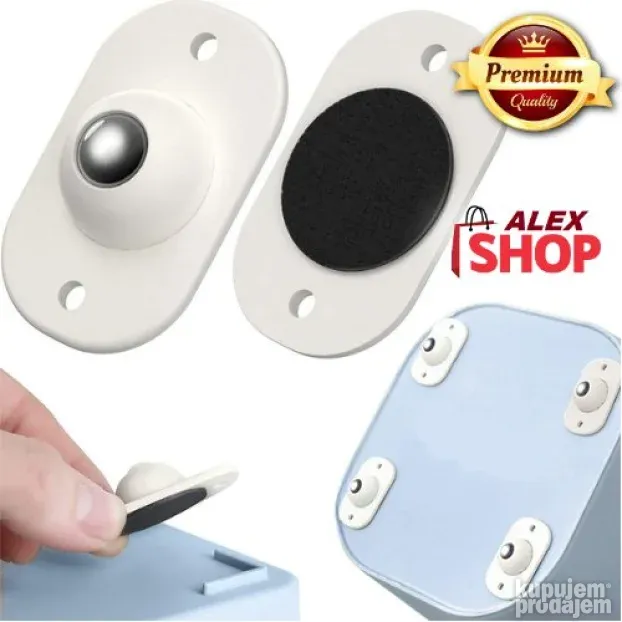 Samolepljivi točkići za lako pomeranje stvari po kući