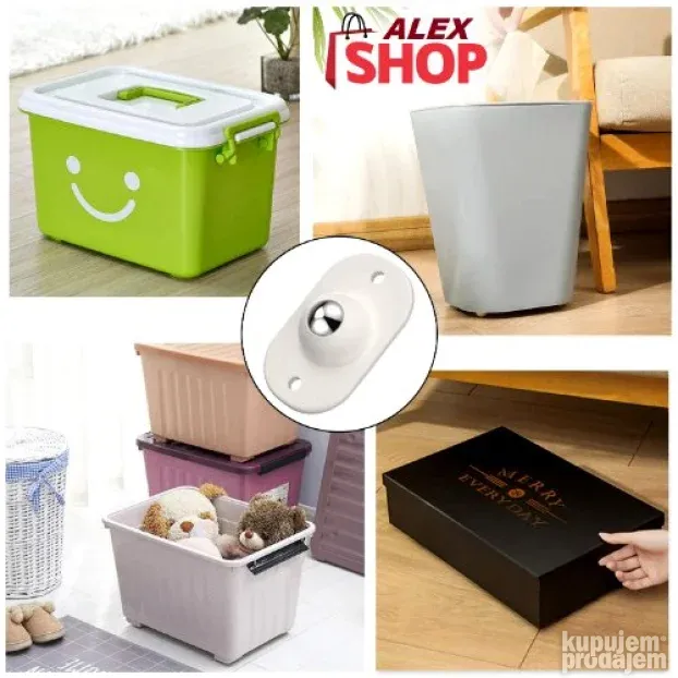 Samolepljivi točkići za lako pomeranje stvari po kući