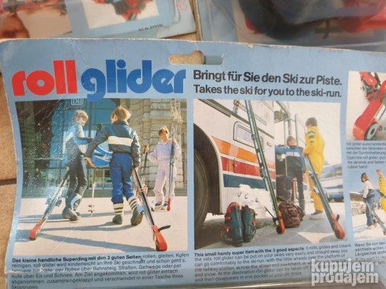 Roll Glider - pomagalo za nosenje skija