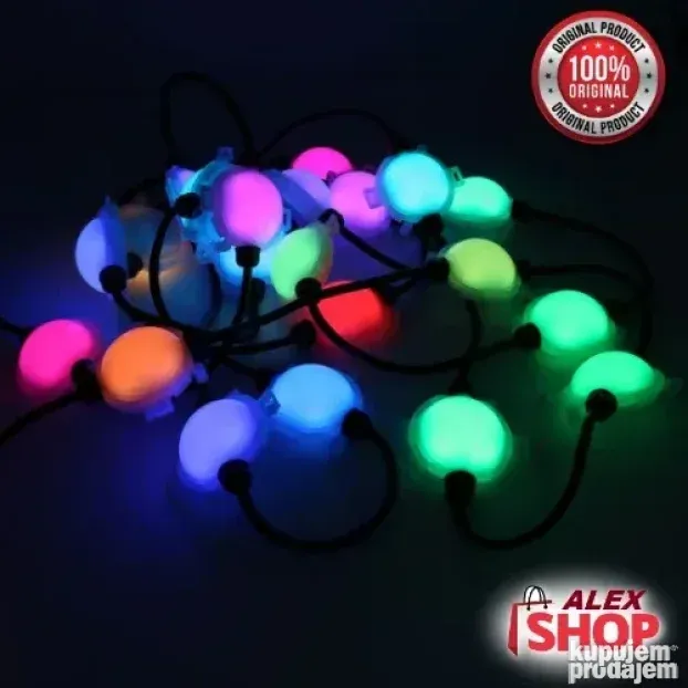 Svetleće LED Kuglice za spoljnu i unutrašnju dekoraciju Vi