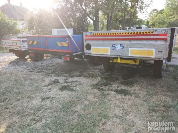Prodajem traktorske prikolice raznih dimenzija