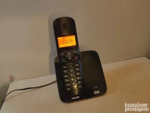 Philips bezicni fiksni telefon, Hd zvuk+Baterije.