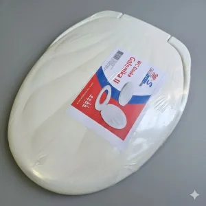 Daska za WC šolju - (Bela/Siva/Braon)