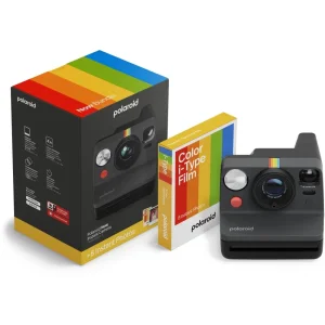 POLAROID Now Gen 3 instant camera black + 8 color films