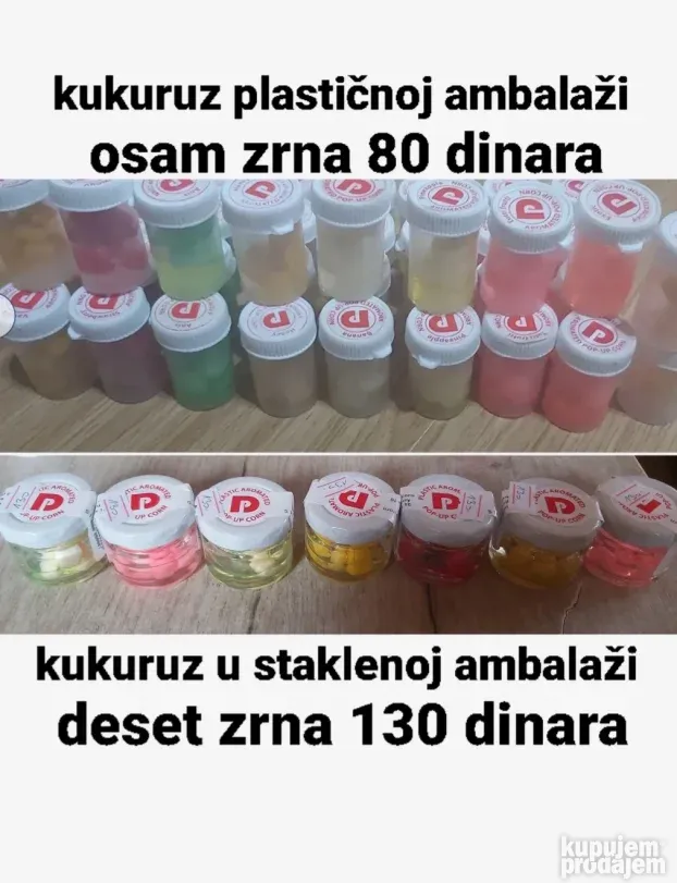 Veštački kukuruz,natopljenih tečnom aromom