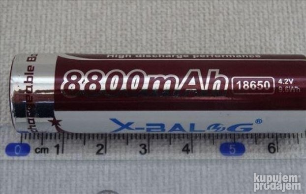 X balog baterija