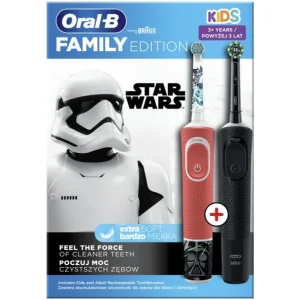 ORAL-B D100 + D103 Vitality Pro + Kids Star Wars electric t