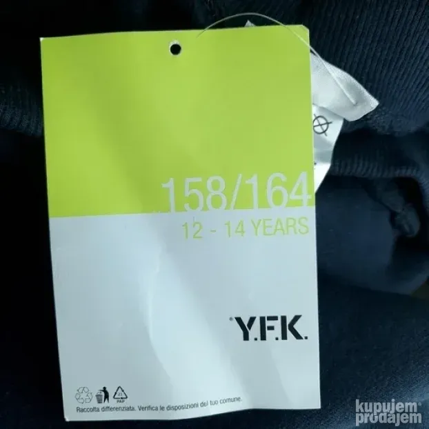 Trenerka Y.F.K, vel. 158/164-13/14 g, NOVO