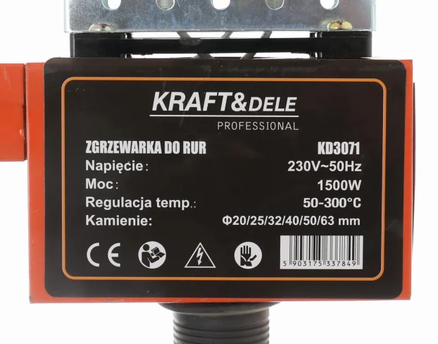 KD3071 PVC Pegla KRAFT&DELE 1500W na lageru!