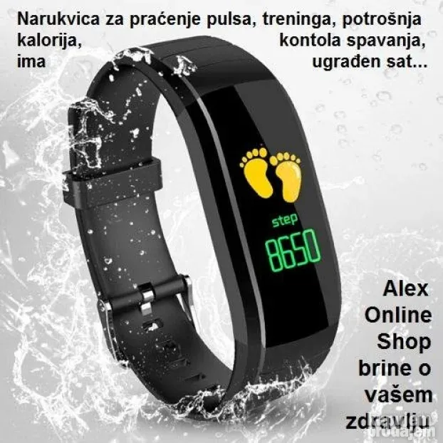 Narukvica za praćenje pulsa, kalorija i treninga