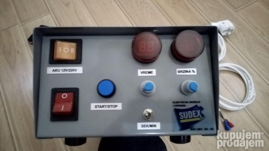 Vremenska regulacija motora za vrcalice, centrifuge 12V,120W