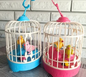 Raspevane ptičice u kavezu