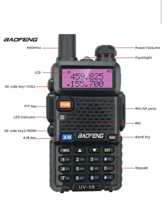 Radio Stanica BAOFENG UV5R PLUS