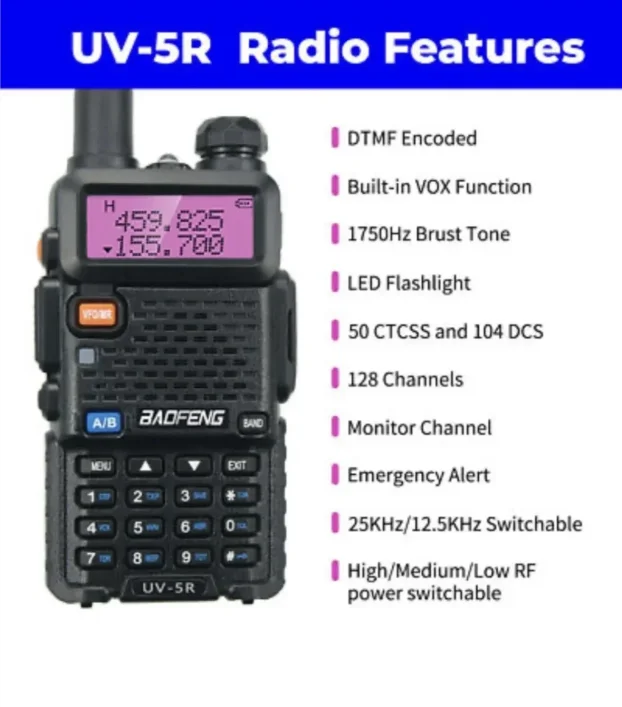 Radio Stanica BAOFENG UV5R PLUS