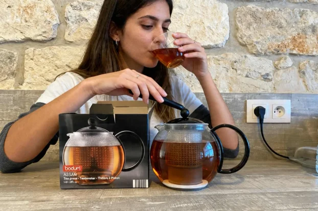 Bodum Assam čajnik 1l, čajnik sa presom