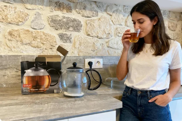 Bodum Assam čajnik 1l, čajnik sa presom