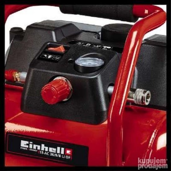 Akumulatorski kompresor TE-AC 36/6/8 Li OF Set Einhell