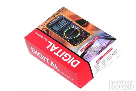 Digitalni unimer DT9208A - V,A,Om,uF,C temp