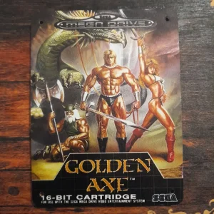 Golden Axe tablica 20x15cm lim