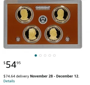 USA Mint coin pozlaćen set novčića