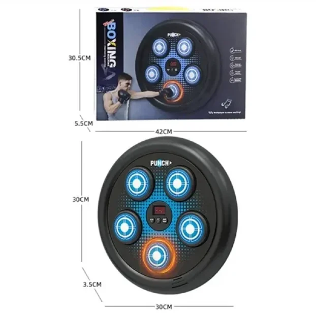 MUZIČKA LED BOKS TABLA Interaktivna mašina + rukavice